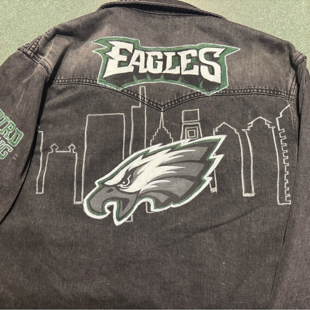 Eagles Graphic Denim Jacket